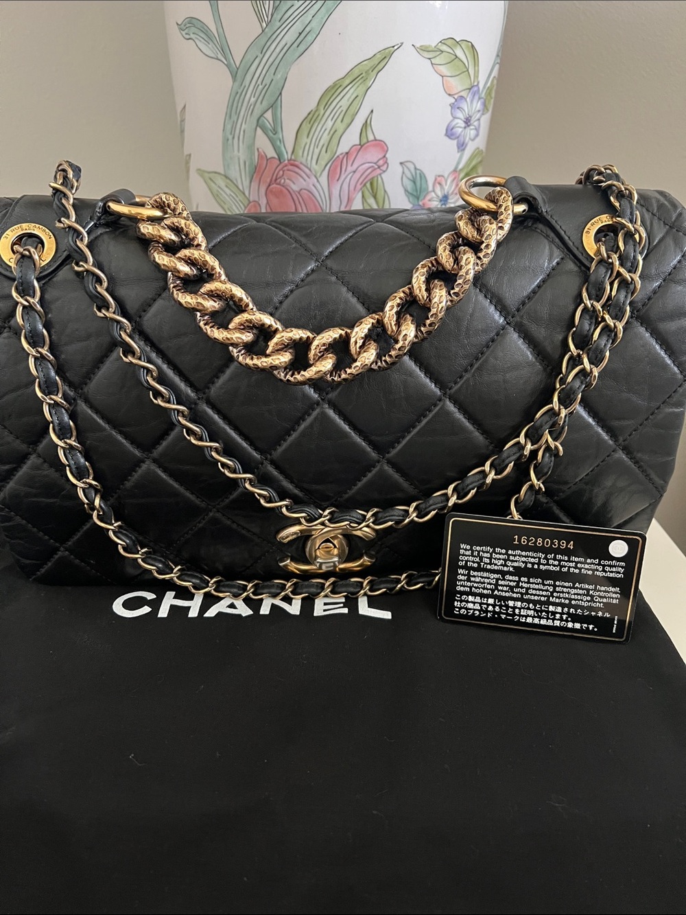 CHANEL Paris-Bombay Pondicherry Flap Bag